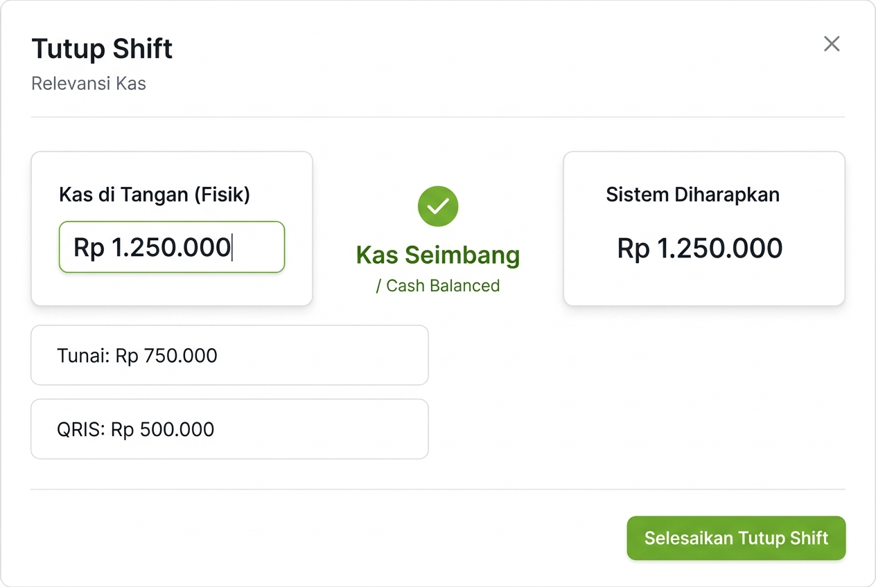 Tutup Shift Atureen